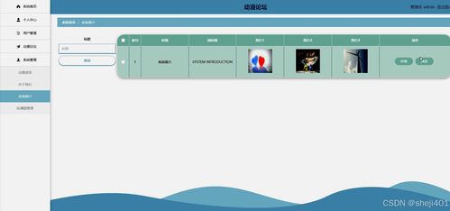 基于SSM框架與Vue.js的動漫論壇設計與實現